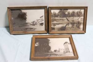 lot A-332 image: Set of 3 Vintage Enderlin, ND Black and White Photographs