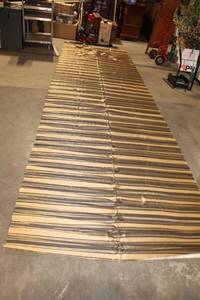 lot 337 image: Large Striped Floor Mat or Tarp