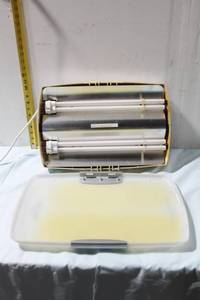 lot 374 image: Verilux HappyLight Full Spectrum Light Therapy Lamp