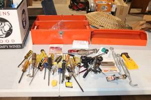 lot 375 image: Remington Powder Actuated Tool Box with Assorted Hand Tools