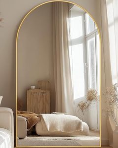 lot B-149 image: Full Length Mirror, 76x44 Floor Mirror Freestanding, Oversized Floor Standing Mirror Full Body Mirror with Stand for Bedroom