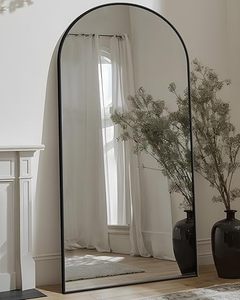 lot B-151 image: Full Length Mirror, 76x34 Floor Mirror, Floor Standing Mirror Freestanding Arch Full Body Mirror