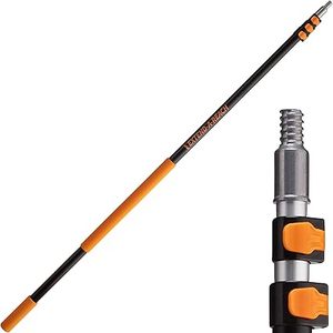 lot H-161-2 image: 7-24 ft Long Telescoping Extension Pole  Multi-Purpose Extendable Pole with Universal Twist-on Metal Tip