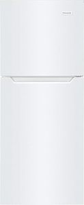lot D-56 image: Frigidaire 10.1 Cu. Ft. Compact ADA Top Freezer Refrigerator in White with Electronic Control Panel, Reversible Door Swing, ENERGY STAR