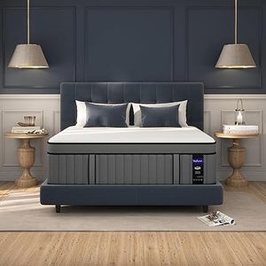 lot A-186 image: DIFAME Queen Size Mattress, Upgrade Strengthen 14 Inch Hybrid Queen Mattress