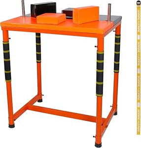 lot F-487 image: INNOLIFE Professional Arm Wrestling Battle Table - Perfect for Wrist Strength Competitions and Fitness Games - Orange Black, 352539inch