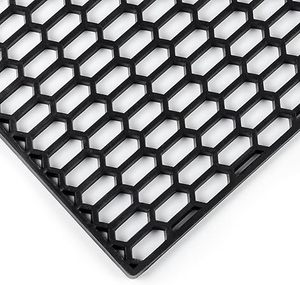 lot H-195 image: AggAuto 47x16 ABS Plastic Universal Car Grill Mesh, Automotive Grille Insert Bumper Honeycomb Hole