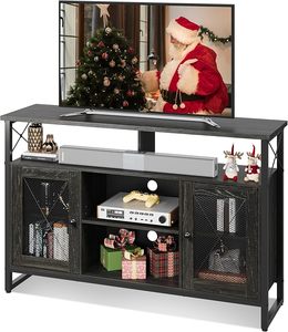 lot L-238 image: WLIVE TV Stand 55 inch TV,Tall Entertainment Center with Storage