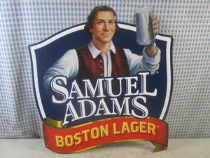lot 6 image: (G-1) Samuel Adams Boston Lager Tin...