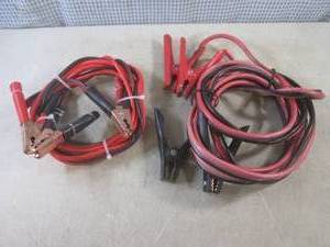 lot 37 image: (CS) 2 Sets of Jumper Cables...