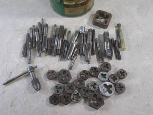 lot 45 image: (BSB) Assortment of Taps and Dies...