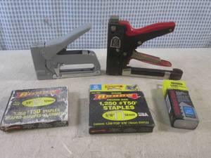 lot 46 image: (CSB) 2 Staple Guns with Staples...
