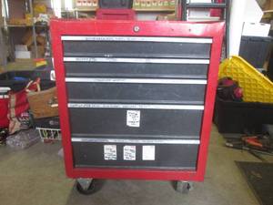 lot 63 image: (EW3) Craftsman 5-Drawer Rolling To...