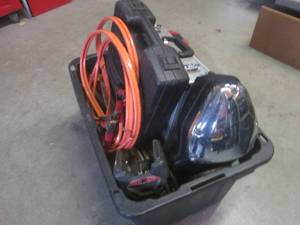 lot 99 image: (EW4) 27 Gallon Tote Full of Misc...