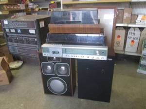 lot 110 image: (EC1) Sears Stereo with Turntable a...