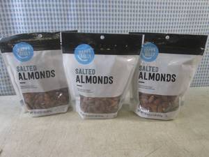 lot 117 image: (B-1) 3 Pounds of Salted Almonds 3 ...