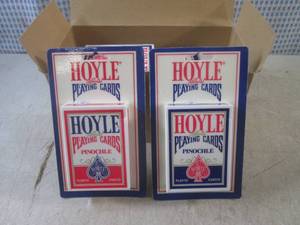 lot 130 image: (EC1) 11 New Decks of Hoyle Pinochl...