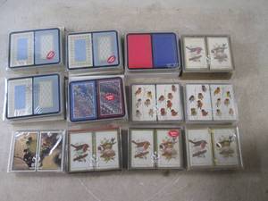 lot 157 image: (CS) 12 New 2 Deck Playng Card Sets...