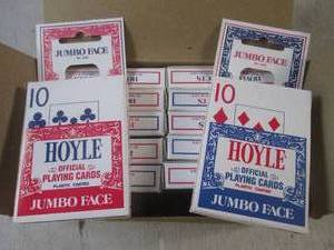 lot 161 image: (G-1) 12 New Decks of Hoyle Jumbo F...