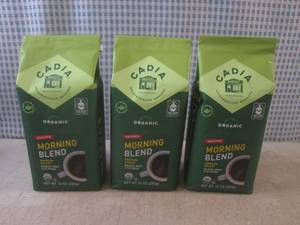 lot 180 image: (B-2) 3 Bags of Organic Morning Ble...