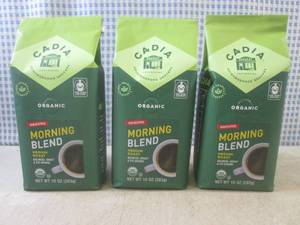 lot 183 image: (B-2) 3 Bags of Organic Morning Ble...