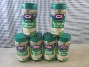 lot 191 image: (C-3) 6 Containers of Kraft Grated ...