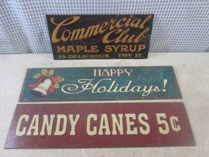lot 216 image: (FS) 3 Metal Signs - Top One 13 x ...