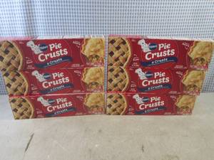 lot 240 image: (FRZ) 6 Frozen 2 Crust Boxes Pillsb...