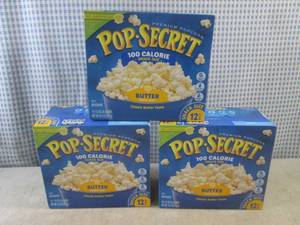 lot 246 image: (B-1) 3 Boxes of Pop-Secret Snack S...