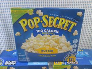 lot 247 image: (B-1) 3 Boxes of Pop-Secret Snack S...