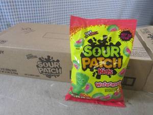 lot 261 image: (C-1) 12 Bags of Sour Patch Kids Wa...
