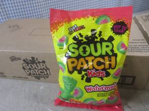 lot 262 image: (C-1) 12 Bags of Sour Patch Kids Wa...