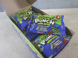 lot 264 image: (B-2) 12 Bags of Sour Punch Assorte...