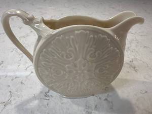 Lenox Embossed Ceramic Pitcher