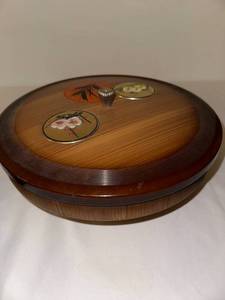 Vintage Wooden Asian Snack Box
