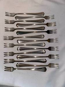 Set of 12 Vintage Cocktail Forks