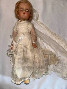 Vintage Bridal Doll