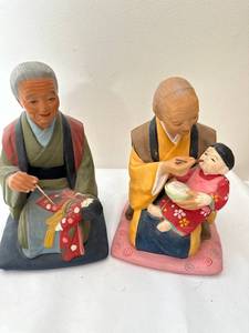 Traditional Japanese Figurine Set
