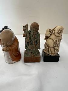 Set of 3 Asian Figurines