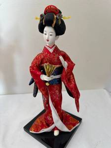 Japanese Geisha Doll in Kimono