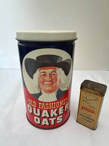 1982 Quaker Oats & Richelieu Tins
