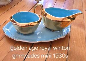 Royal Winton Creamer & Sugar Set