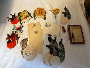 Vintage Die-Cut Paper Ephemera Lot