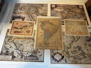Vintage Style Map Collection