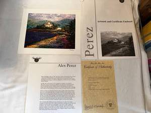 Alex Perez Signed Art Print