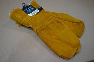 lot 34 image: Hand Armor Suede Cowhide Snowmobile Mittens -XL