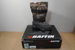 lot 87 image: Baffin Wolf Mens Camo Winter Boots -Size 11
