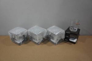 lot 115 image: 4 Lucky Shot Whiskey Glasses with Embedded Bullets