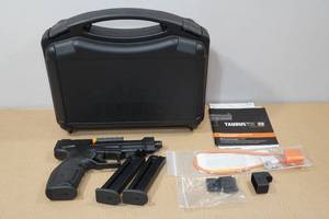 lot 1A image: Unfired Taurus TX22 Competition .22 LR Semi-Auto Pistol - Threaded Barrel