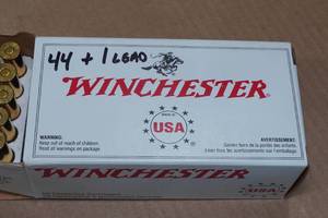 lot 130 image: 44 Winchester 357 Mag 110 Gr JHP Ammo - Plus 1 Lead FN